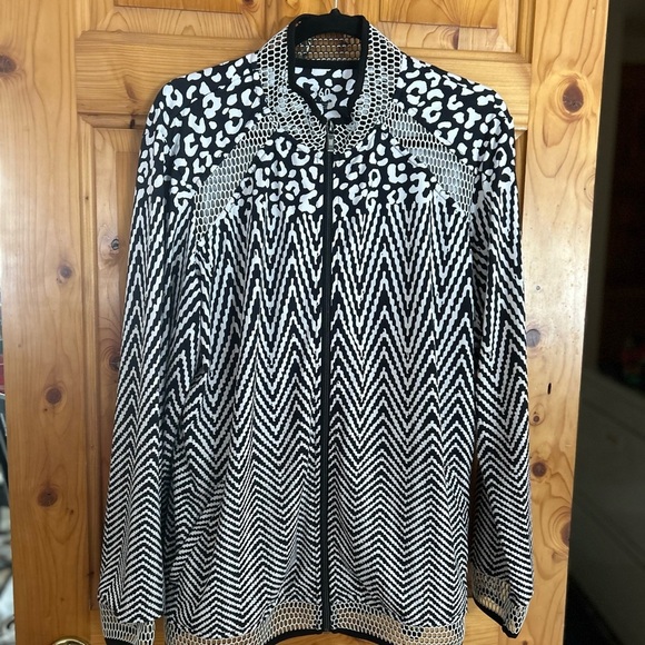 Tail Activewear XL Full-Zip Jacket Luxe Mixed Print Tennis Golf Outdoors - Picture 8 of 10